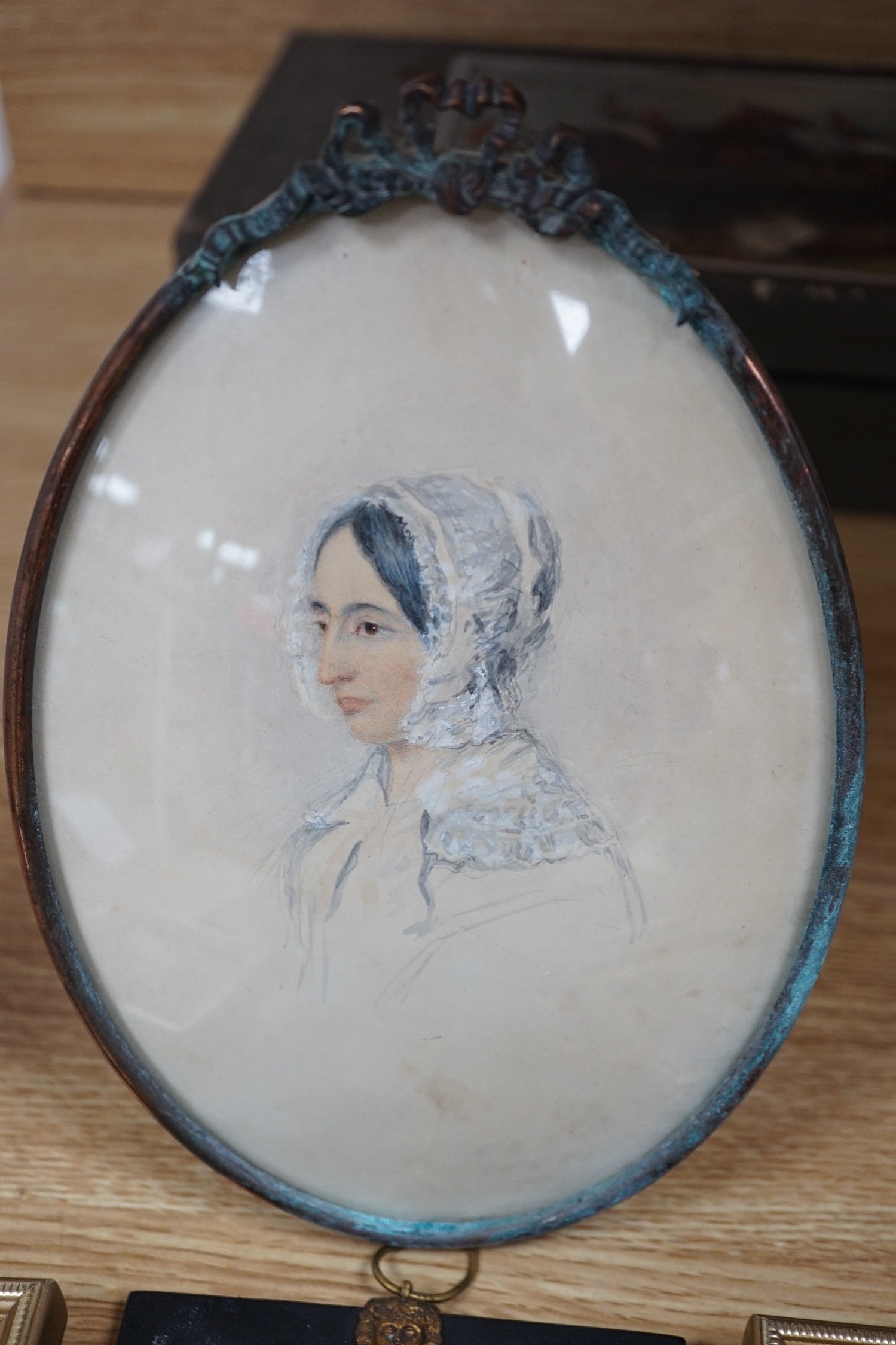 A selection of portraits relating to the Nicholson Family. To include the subject of William Nicholson of Rochester (1763-1861), Katherine Nicholson (b.1787), Isabella Nicholson (1792-1861), Robert John Saunders (1792-18